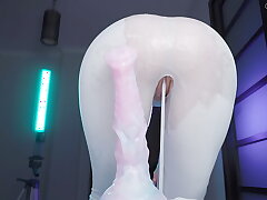 Cum-Soaked Yoga Pants
