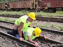 The workers went hard at lunchtime, fucked their passive colleague and gave him lots of milk for dessert (Teaser) Part 2