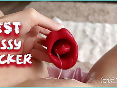 OMG!!!THIS PUSSY LICKER TOY EAT MY WET HORNY PUSSY