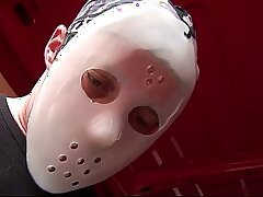 Hitchhiker Sarah Rose is a free use slut for two masked strangers
