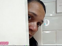 A naughty MILF takes her chubby friend to a massage parlor where the dick is free.