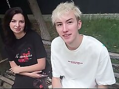Shares his busty girlfriend with a stranger for money