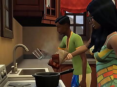 Indian step Son Fucks Desi Mom After He Masturbated Watching Porn Videos In The Same Room