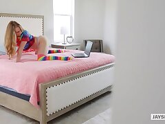 Hot HandJob Compilation! Teen Blonde and Phat Dick! AliceMargo.com