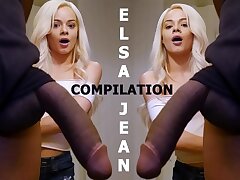 BANGBROS - Teen Elsa Jean Compilation: Petite Girl Plunged With Big Cocks!