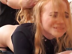 Debt4k. Luxurious Rose Wild waitress returns currency using her hot body