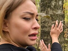 crazy junkie was observing the doll ! then he torn up her in the forest