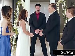 Sumptuous Cheating Bride Angela White Likes Ass fucking
