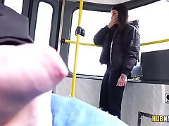 Doll sees me jacking off on a tram! # Stacy Sommers