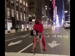 Princess Rogue & King Nasir Shag in New York City