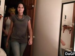 My wifey is going knuckle deep her friend!