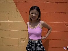 Real Nubiles - Hot Chinese Teenie Lulu Chu Penetrated During Porn Audition
