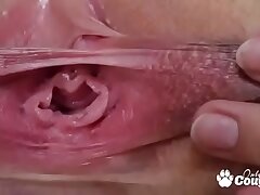 Sweet dark haired fledgling plays with her clittie and loves getting frigged deep