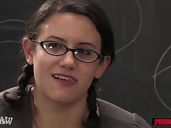 Observing Porno With Black-haired Scorching Mom- Penny Barber