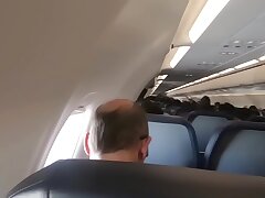 Public Airplane Blowjob