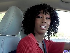 MILFTRIP Stellar Ebony Milf Splattered With Hot Spunk