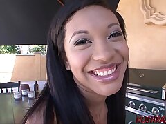 Black Babe Rhianna Ryan Wants a Taste of Whitezilla's Boner