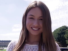College girl Girl Taylor Sands needs to take this massive pecker