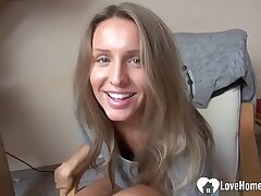 Nice young babe wants you to witness everything