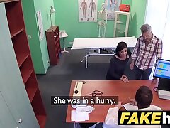 Faux Clinic Czech therapist cums over horny cheating wifes taut pussy