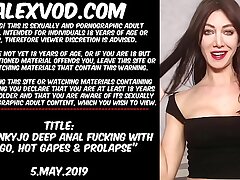 HOTKINKYJO DEEP Assfucking Plumbing WITH LARGO, Steaming GAPES & Rosebutt