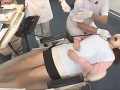 Japanese EP-02 Invisible Guy in the Dental Clinic, Patient Massaged and Fucked, Act 02 of 02