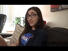 Nerdy Little Step Sis Blackmailed Into Sex For Trip To Spacecamp Preview - Addy Shepherd