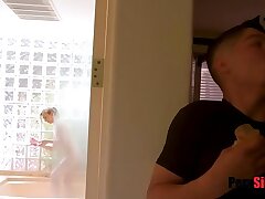 Bro pounds sis in the douche after her 19th b'day