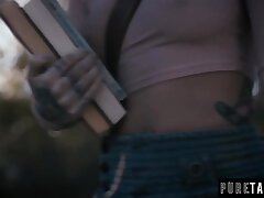 Petite palms has his palms utter with these 2 dolls