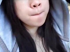 Public Spear Flash! Stranger Girl Caught Guy Jerking off in Public and Helped him Cum! Handjob, Lovemaking and Internal ejaculation