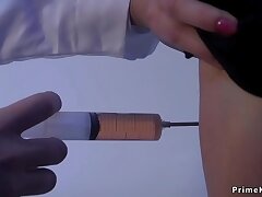 Hysterical patient buttfuck fucks therapist