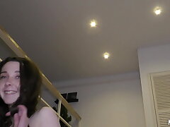 Schoolgirls pulverize ! roomie (  smoked and had romp )