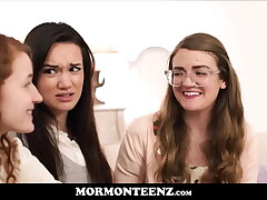 Four Mormon Teenage Sister-in-law Wives Ejaculation Together After Prayer
