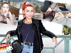 GERMAN SCOUT - Wooly Breezy VANESSA Crimson PICKUP AND Moist FUCK