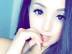 Live Cam Molten Teenager Wearing Her Sexy Stockings, Stripping, Faux-cock Fucking!