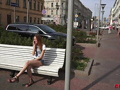 Fake producer deftly involves the cutie in copulation