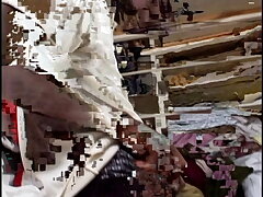 Dude helps switch ebony beauty clothes and fucks her hard