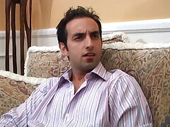 Youthfull cutie has hot fuck in the kitchen with a stud