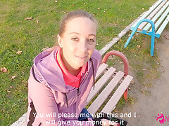 Pickup porno - Shy Teen honey gives suck off in entrance