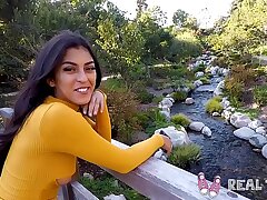 Real Nubiles - Amatuer latina teenage Sophia Leone Point of view romp