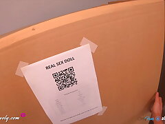 Unboxing and Pulverizing a Real Live Sex Doll for Valentine's Day Point of view