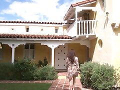 Mature cougar and younger stepdaughter - hot cougar lesbian porn