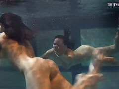 Underwater &ndash; sexiest babes ever massaging tits