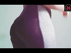 Japanese Gym Girl Sweat Face and her all Body Sweat - indian , Hindi , Hot lovemaking