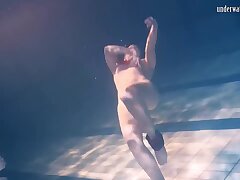 Greatest hottie ballerina swims nude bouncing tits Bulava Lozhkova