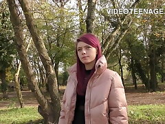 ultra-cute 18 years old nubile first pornography audition