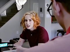 The School Geek And His Bully Classmate Make A Deal To Trade Their Step Sisters For A Torrid Gang Bang-out