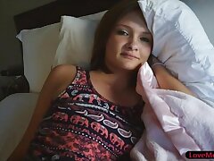 Natural bumpers nubile stepsis gets penetrated hard by fat weenie