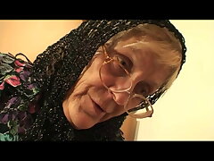 Duo of Grandmothers Pokes with Teen