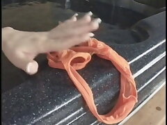 Young chick  gets banged in shower